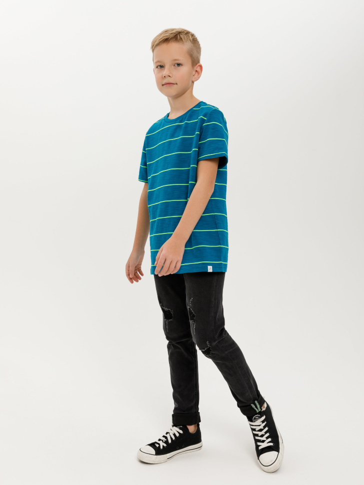 Футболка для мальчиков (синий, 146/ 11-12 YEARS)