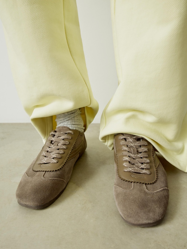 Кеды SELA комбинированные, бежевый, арт. 41419