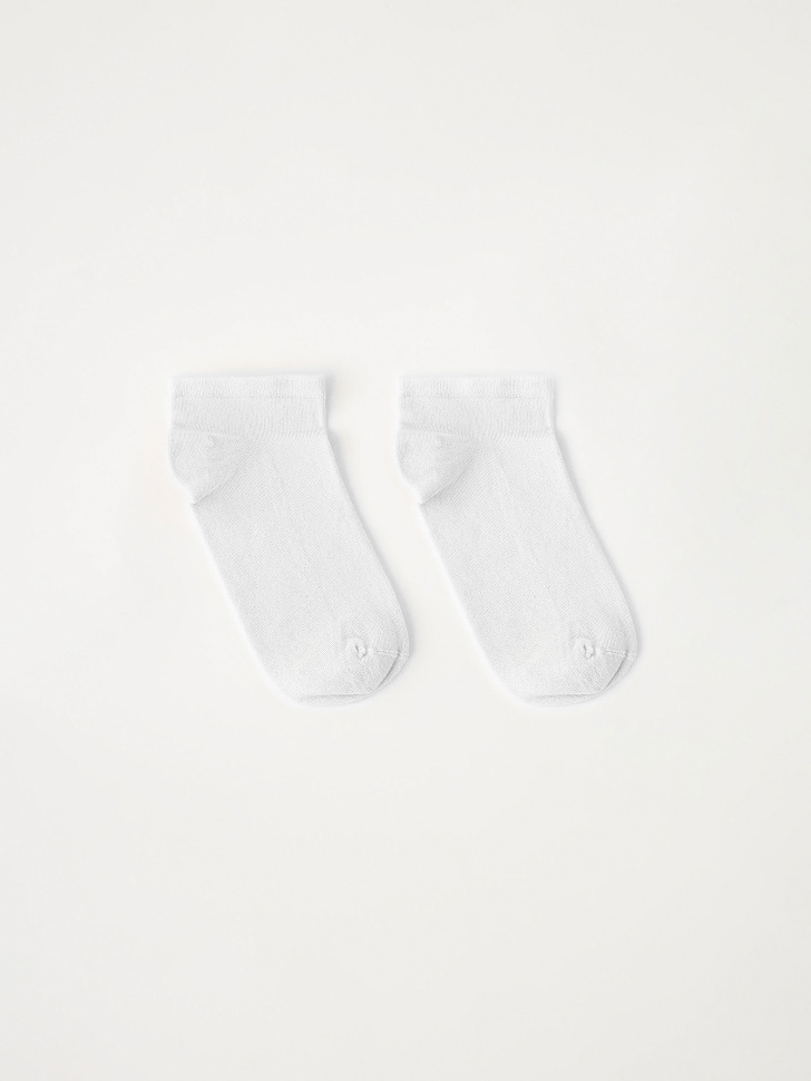 Короткие носки из модала (белый, 23-25) sela 4640226044691 - фото 1
