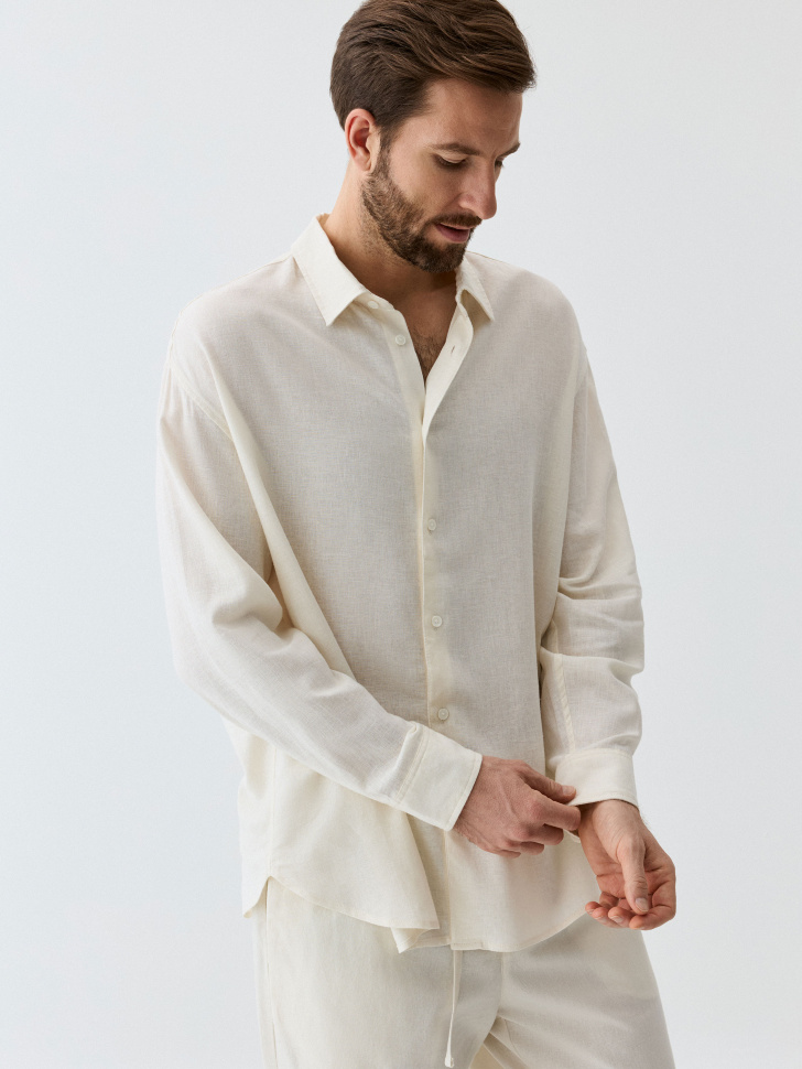 

Рубашка из смесового льна