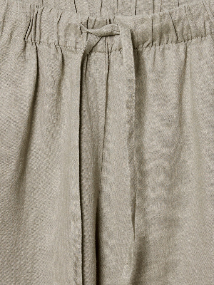 широкие брюки из 100% льна по цене 4799 руб вид справа