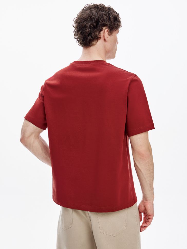 футболка прямого кроя с принтом по цене 1999 руб вид справа