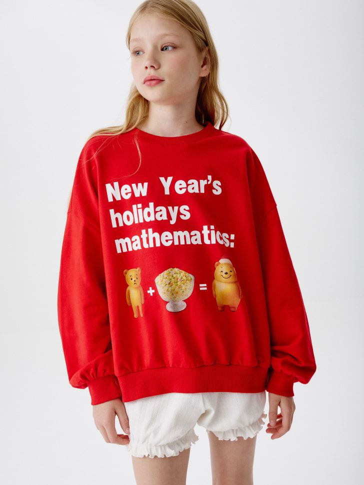 новогодняя пижама с принтом для девочек 4680798753829 фотография