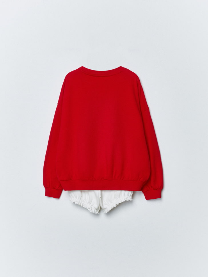 новогодняя пижама с принтом для девочек 4680798753829 по распродаже