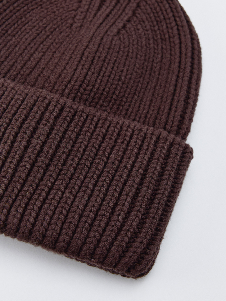 хлопковая шапка-бини крупной вязки 4610517278722 в интернет магазине