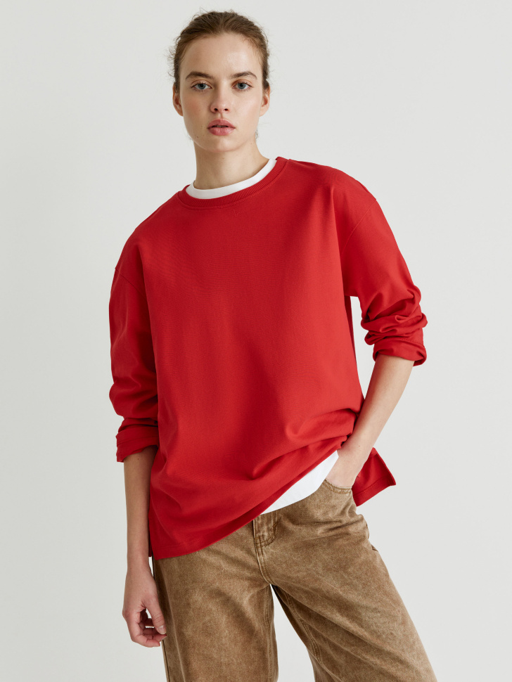 лонгслив anna oversize fit 4610517306241 фотография