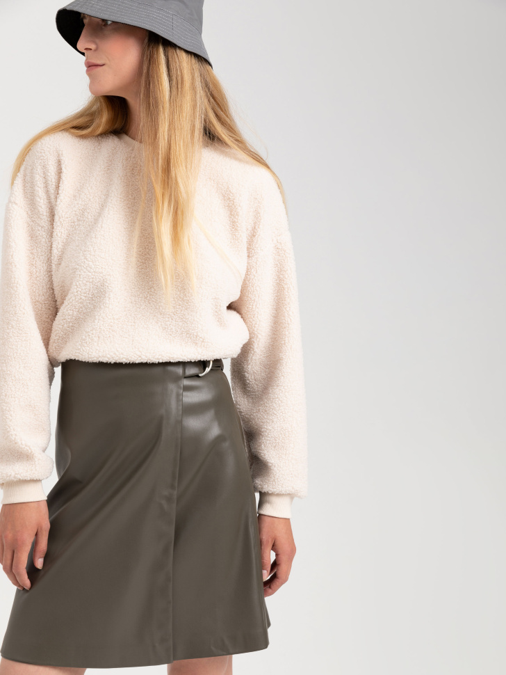 

Юбка из экокожи, Зеленый