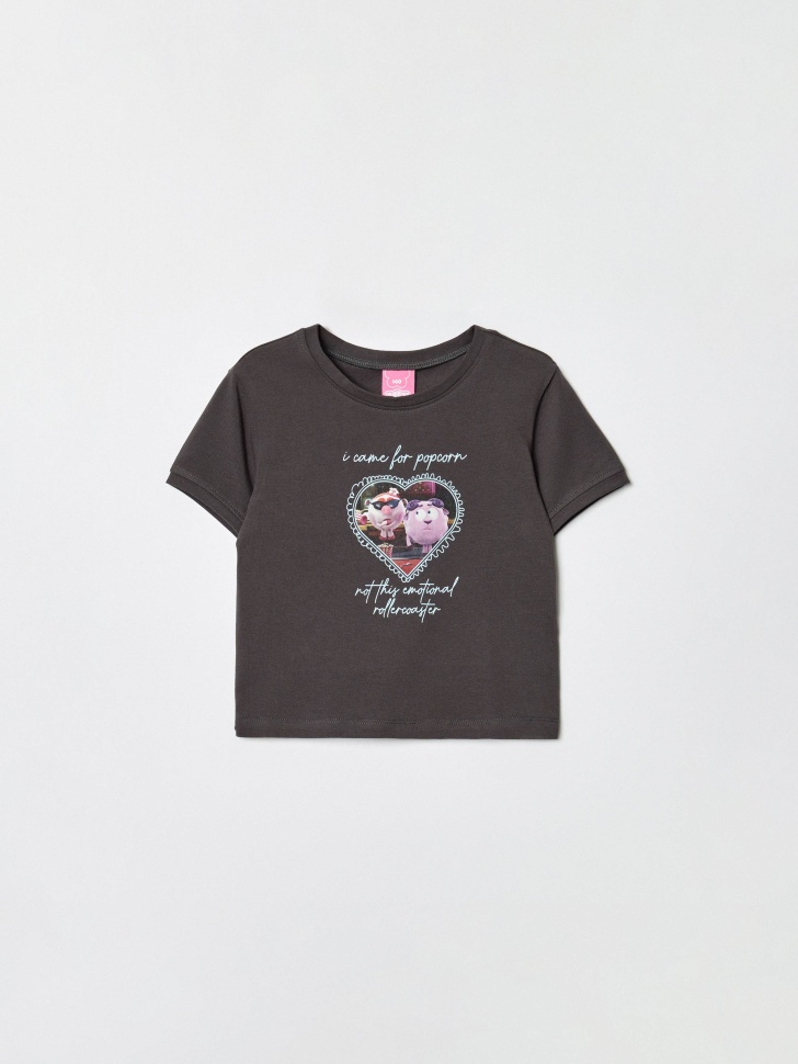 

Облегающая футболка для девочек SELA x Смешарики, SL6801050217