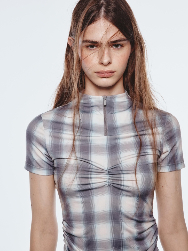 Футболка Sela Young на молнии, арт. 34170