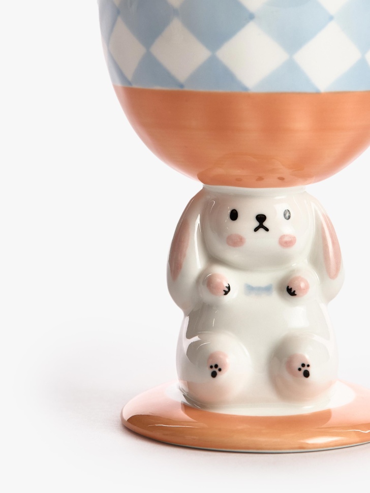 детский бокал из костяного фарфора с декором по цене 1299 руб вид справа