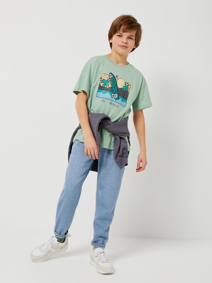 

Джинсы slouchy для мальчиков, Синий