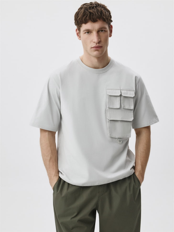 Футболка OVERSIZE FIT с карманами. Фото №6