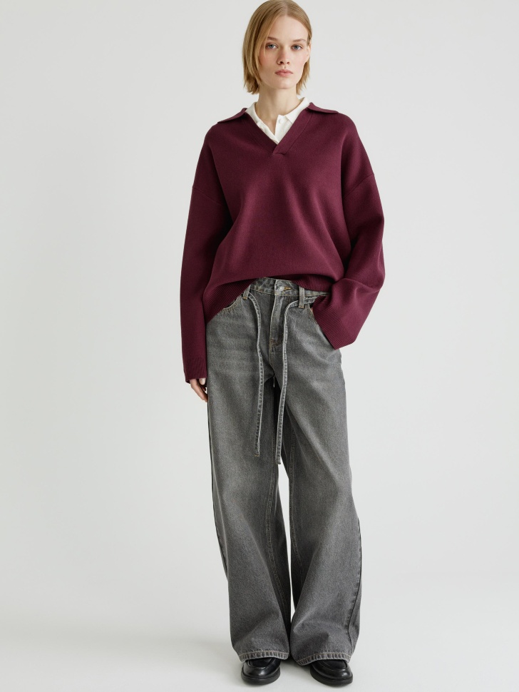 

Джинсы WIDE LEG с поясом, SL6801011433