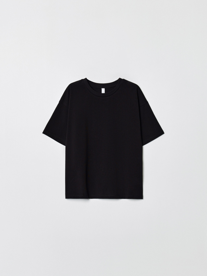 Базовая футболка оверсайз SELA, черный, арт. 35801