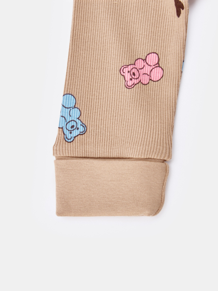 трикотажный комбинезон с принтом для малышей по цене 1599 руб вид справа