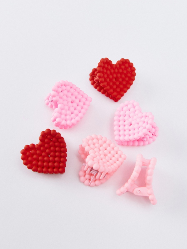 набор заколок-крабиков для девочек, 3 шт. от бренда sela вид слева