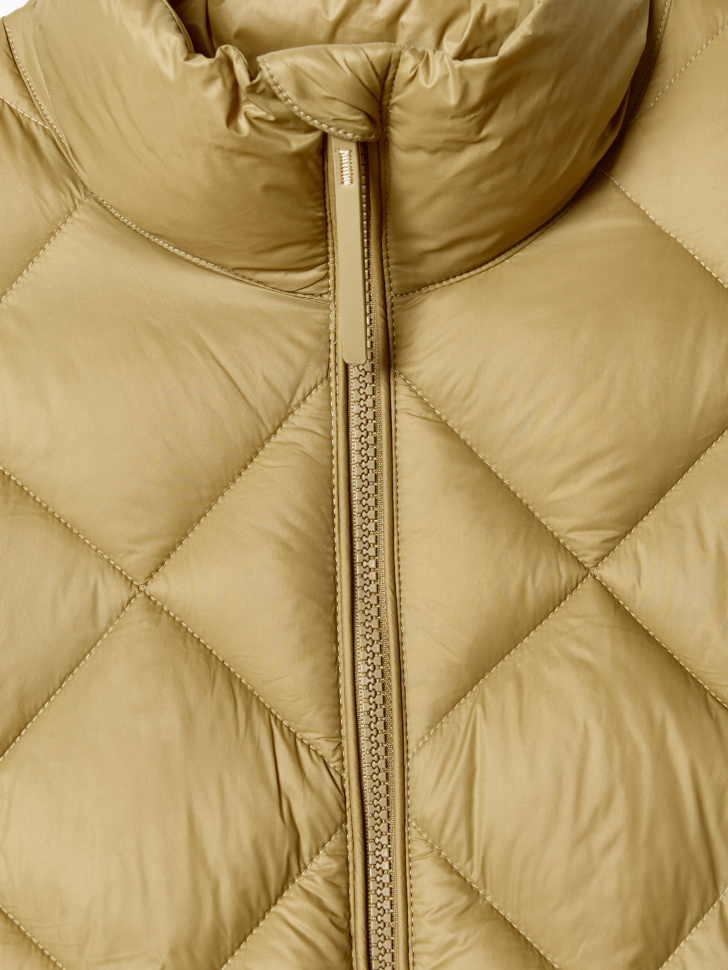 базовая стеганая куртка универсального стиля с лицевой стороны