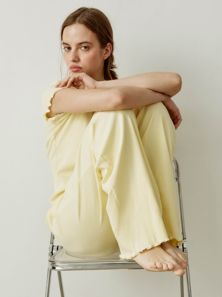 Sela Домашние брюки в рубчик, арт. 38729