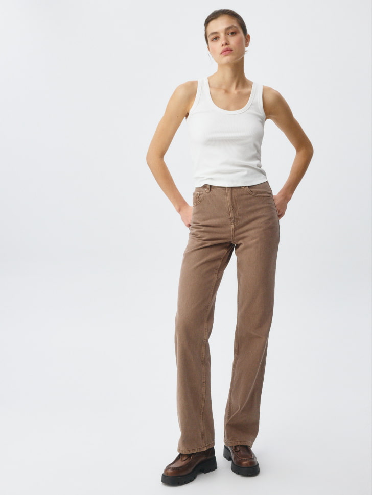 Джинсы WIDE LEG TALL. Фото №5