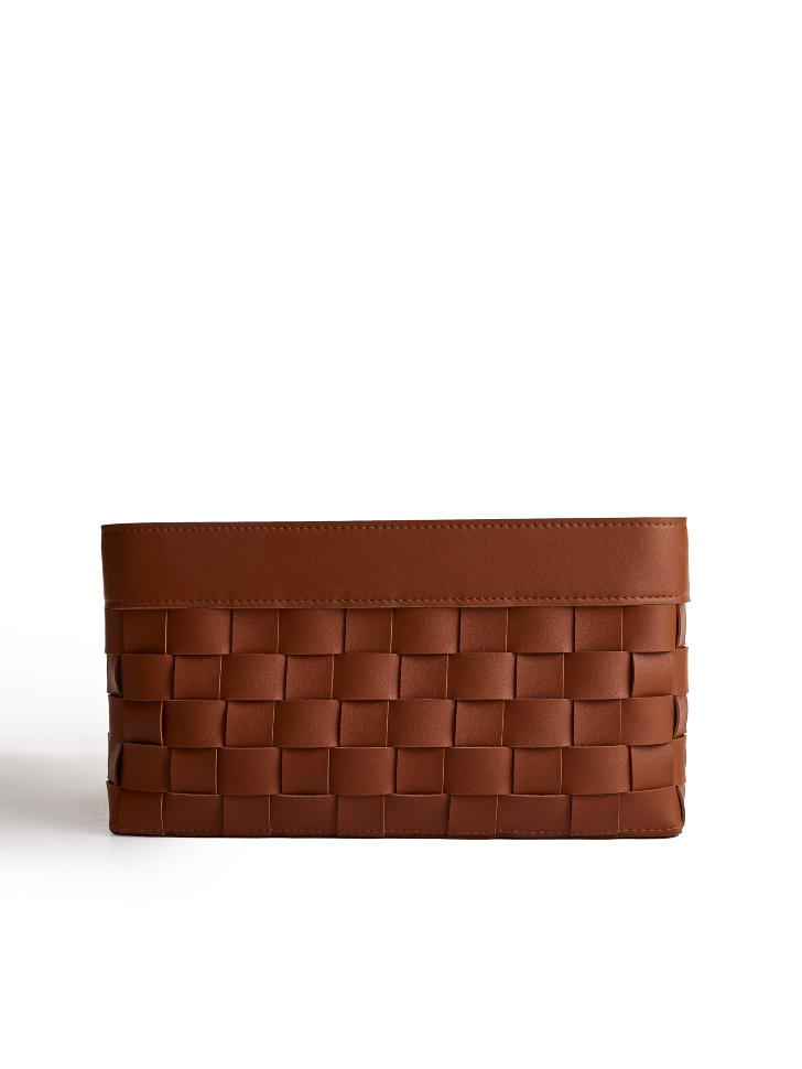 плетеная корзина для хранения с ручками 4640611142285 фотография