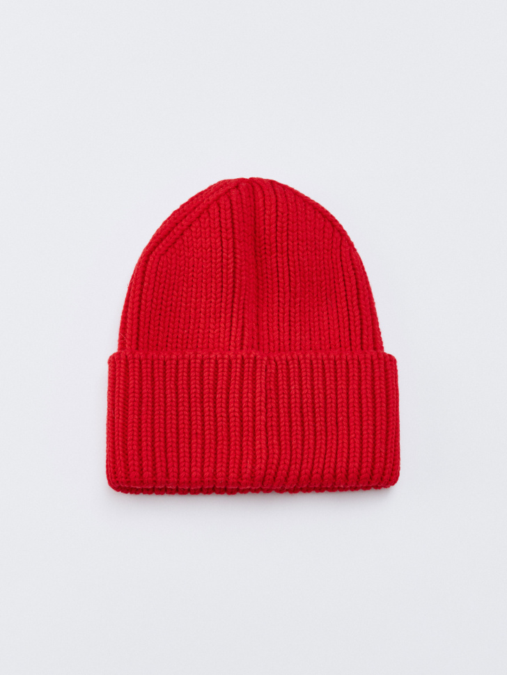 хлопковая шапка-бини крупной вязки 4610517278746 по акции