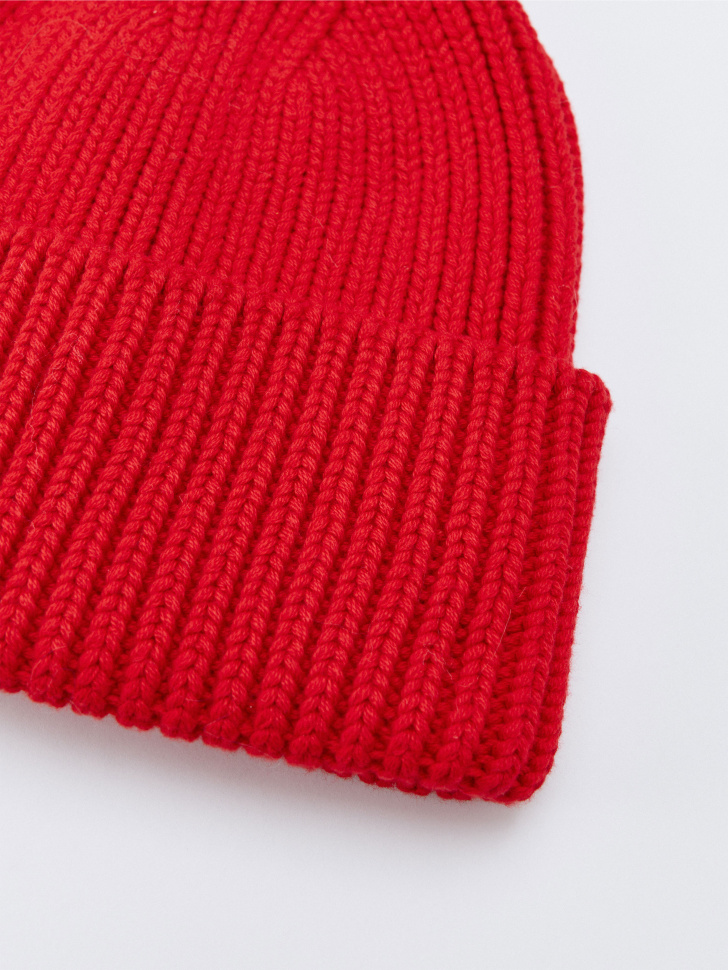 хлопковая шапка-бини крупной вязки 4610517278746 в интернет магазине