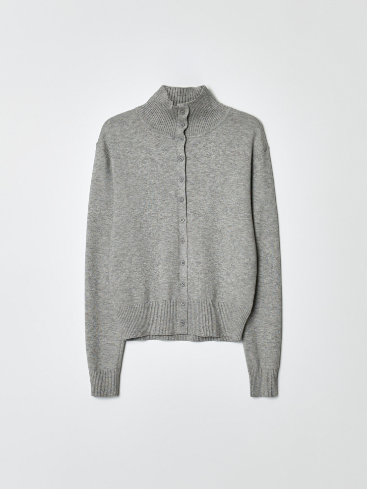 вязаный кардиган из линейки  young из вискозы спереди