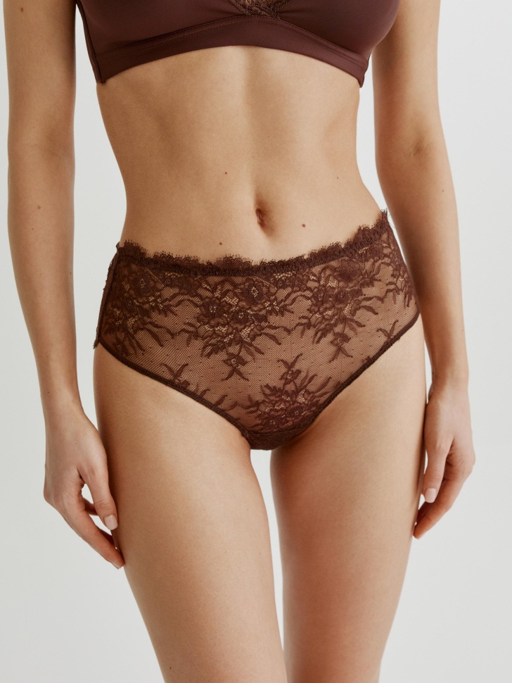 трусы-слипы из кружева 4610517497376 фотография