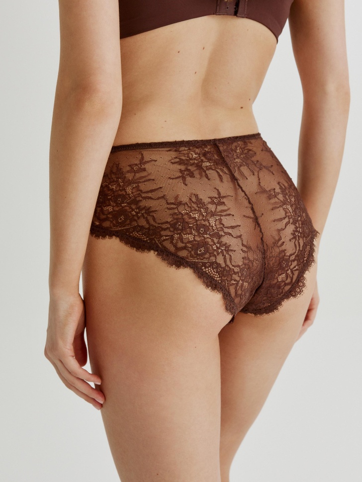 трусы-слипы из кружева по цене 999 руб вид справа