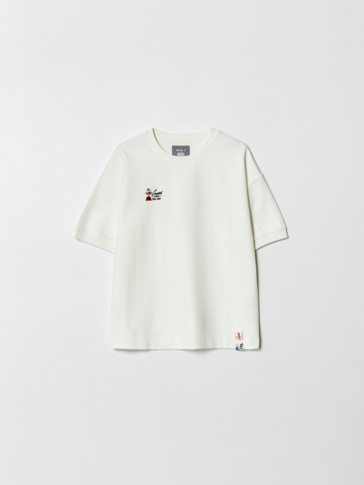 Футболка SELA с принтом Союзмультфильм, белый, арт. 35061