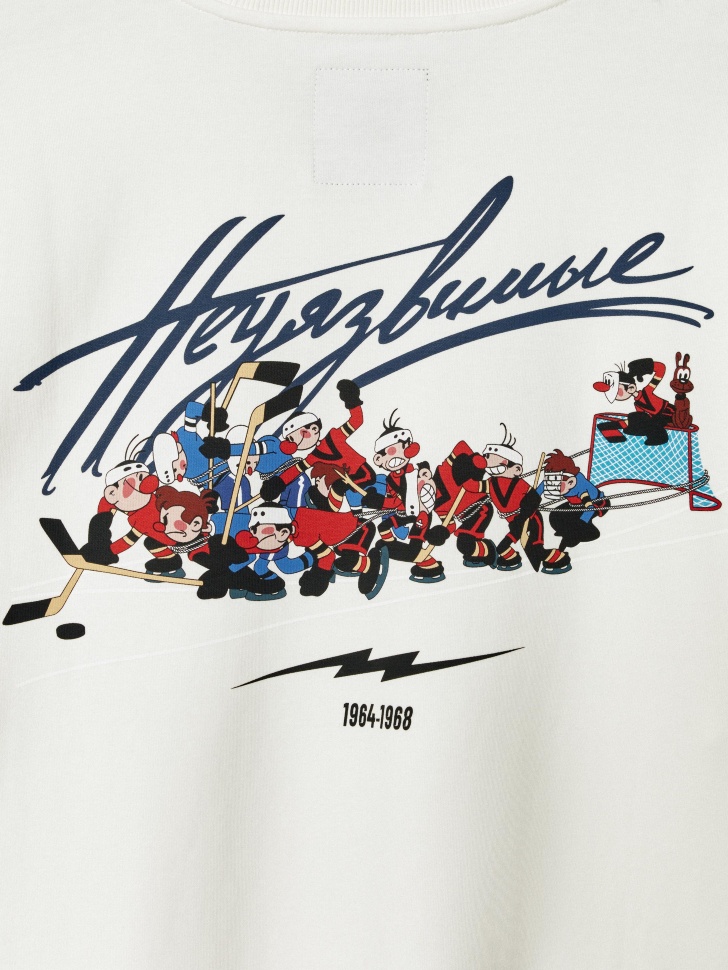 футболка с принтом  x союзмультфильм по цене 3299 руб вид справа