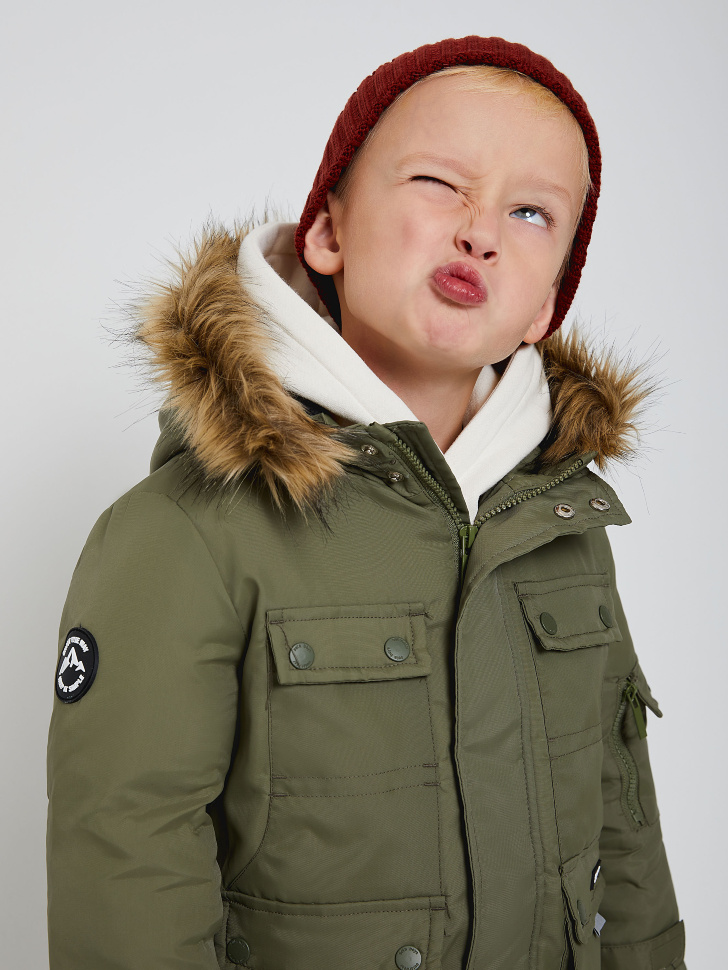 куртка для мальчиков (зеленый, 98) sela 4640078079506 - фото 2