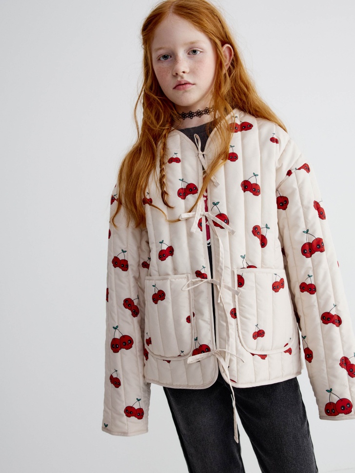 Легкая стеганая куртка SELA с завязками, арт. 38489