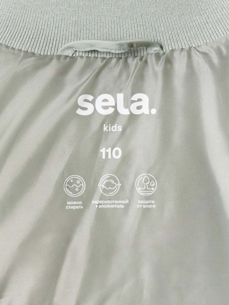 демисезонная стеганая куртка для девочек из россии вид сбоку