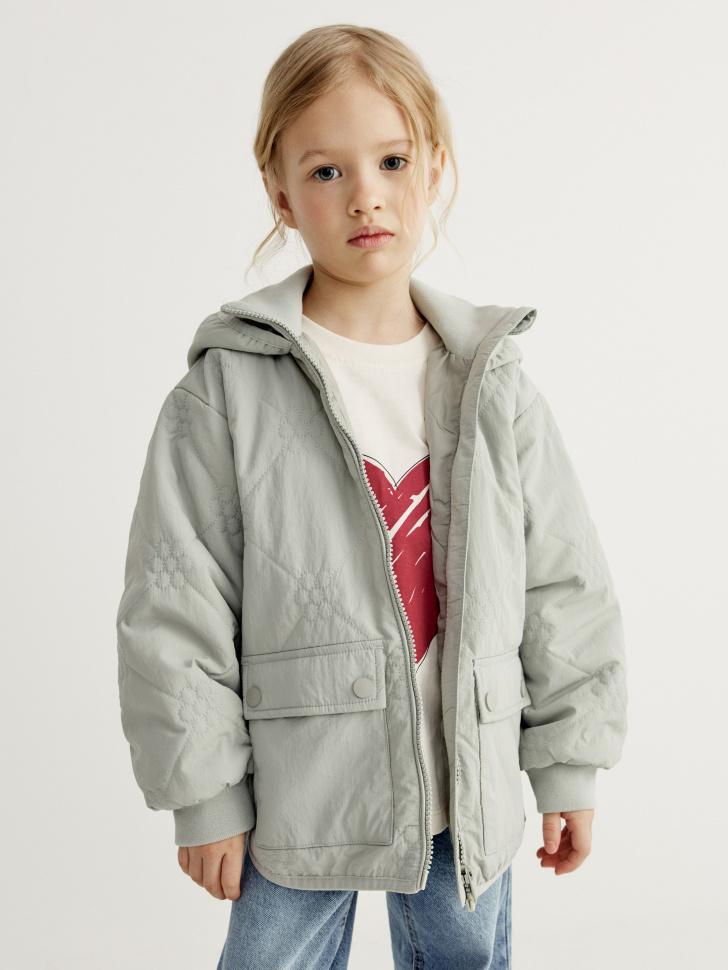 Демисезонная стеганая куртка для девочек 3299₽