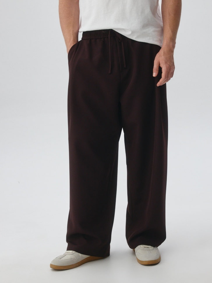 

Брюки Wide leg со складками