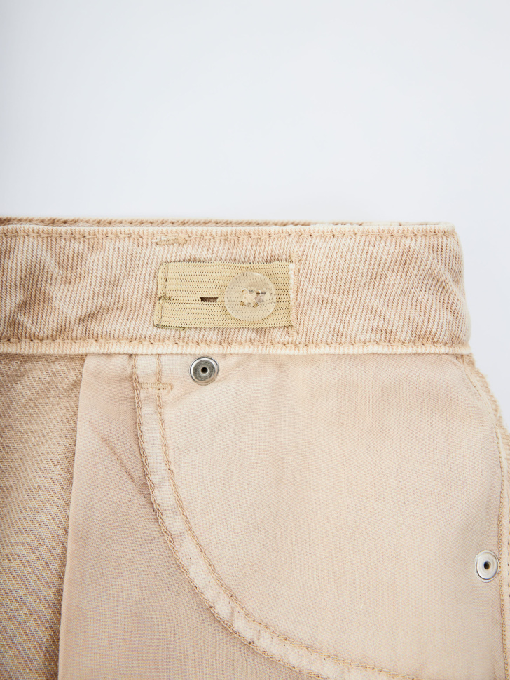 рваные джинсы wide leg для девочек 4610283097510 с промокодом