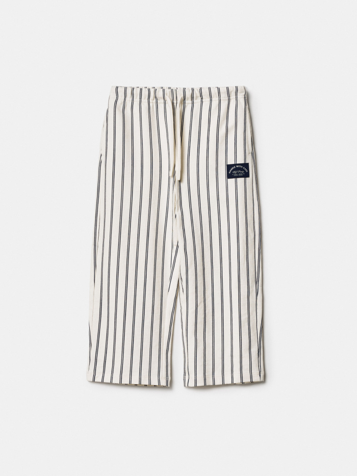 Брюки Sela в полоску для мальчиков, разноцветный, арт. 49817