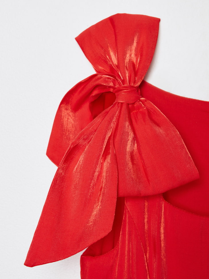 бархатное платье с юбкой-баллон для девочек 4680798667256 по акции