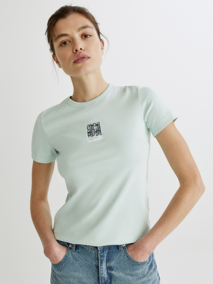 Футболка SELA с принтом, арт. 35161