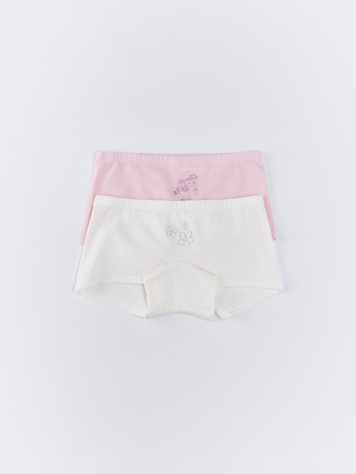 набор из 2 трусов-шортиков для девочек  x смешарики 4610517118738 фотография