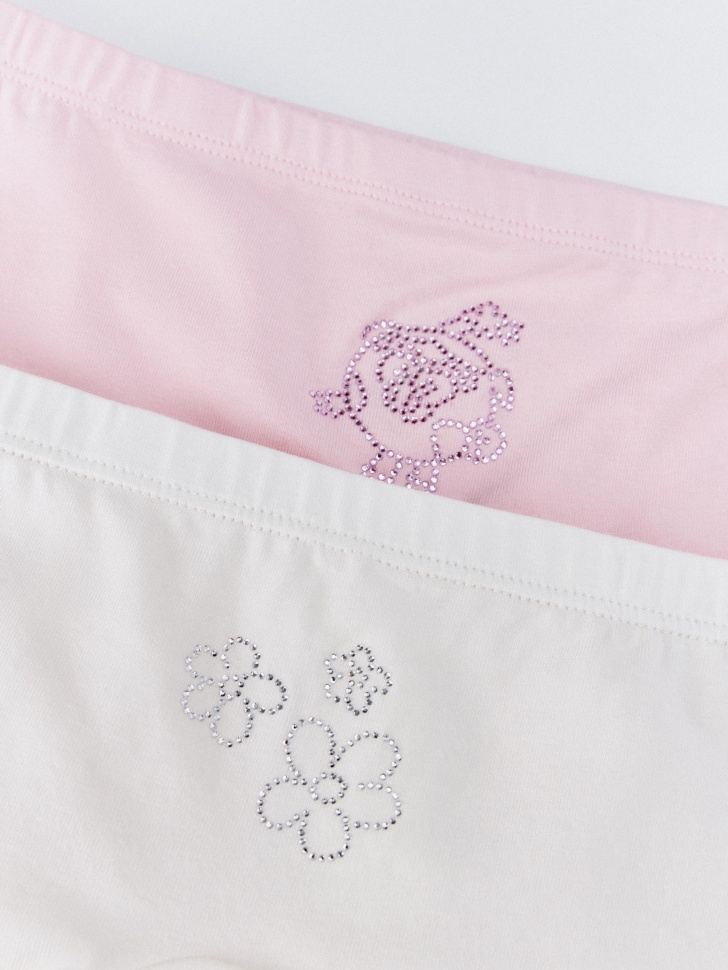 набор из 2 трусов-шортиков для девочек  x смешарики 4610517118738 по акции