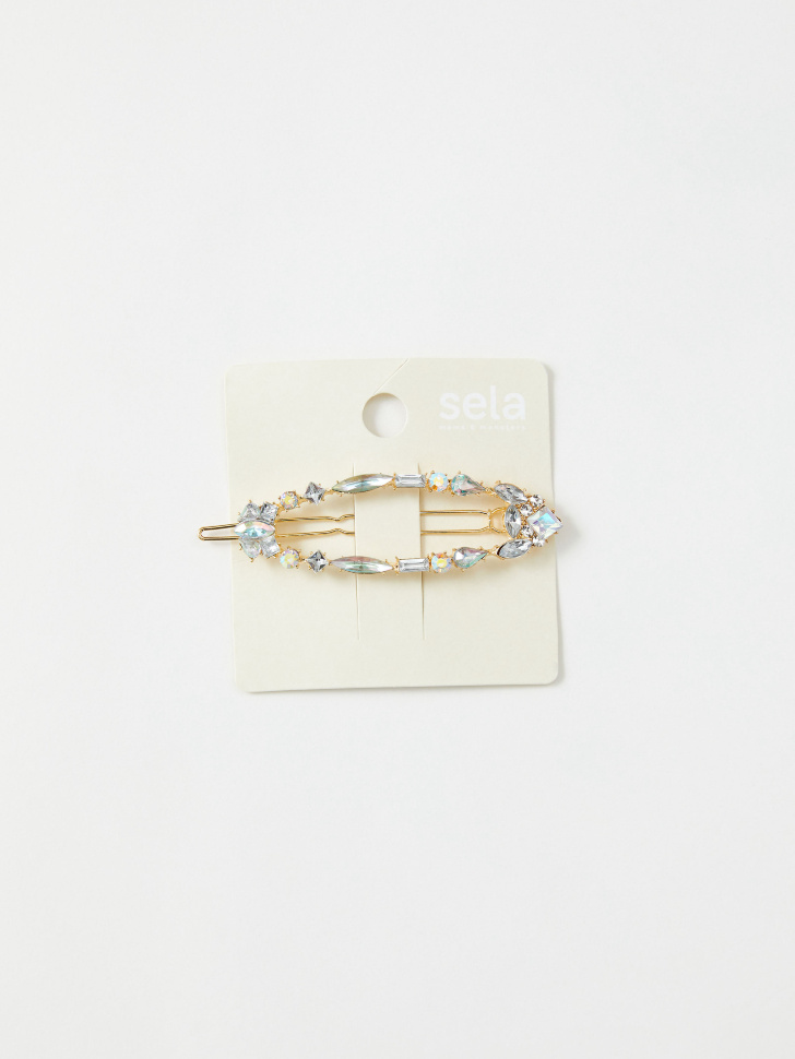 

Заколка для волос со стразами