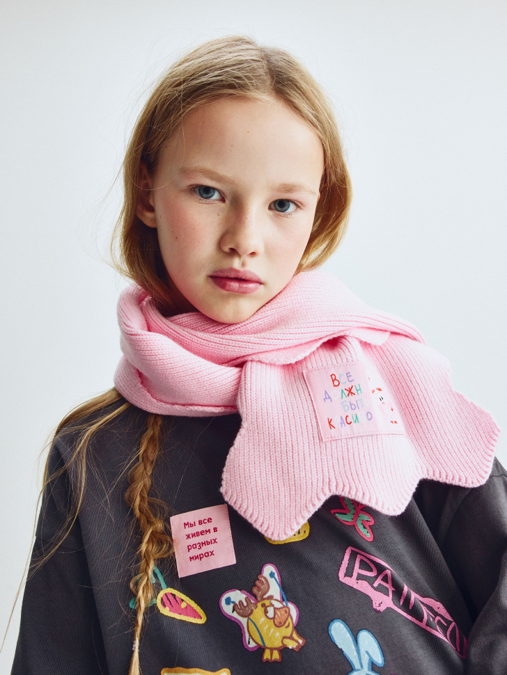 

Шарф для девочек SELA х Смешарики, SL6801173401