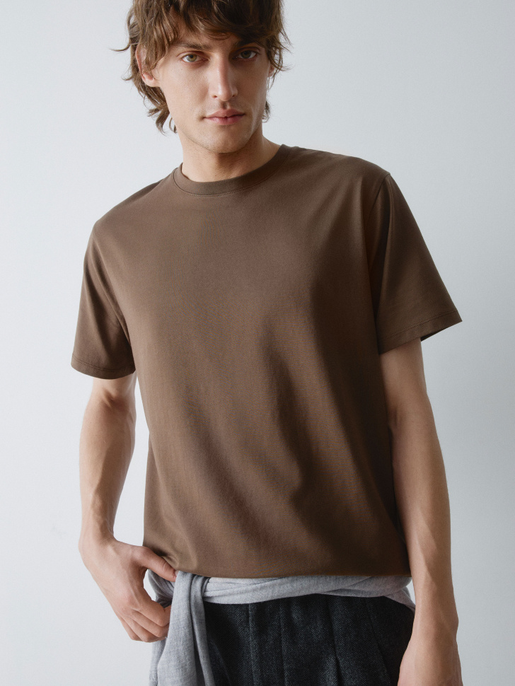 футболка adam slim fit базовая 4610517253057 фотография