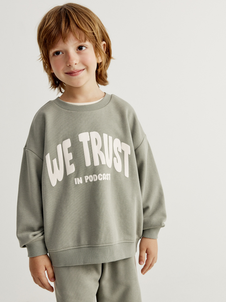 Свитшот с принтом для мальчиков 1699₽