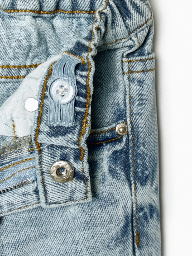 джинсы relaxed fit для мальчиков из хлопка спереди