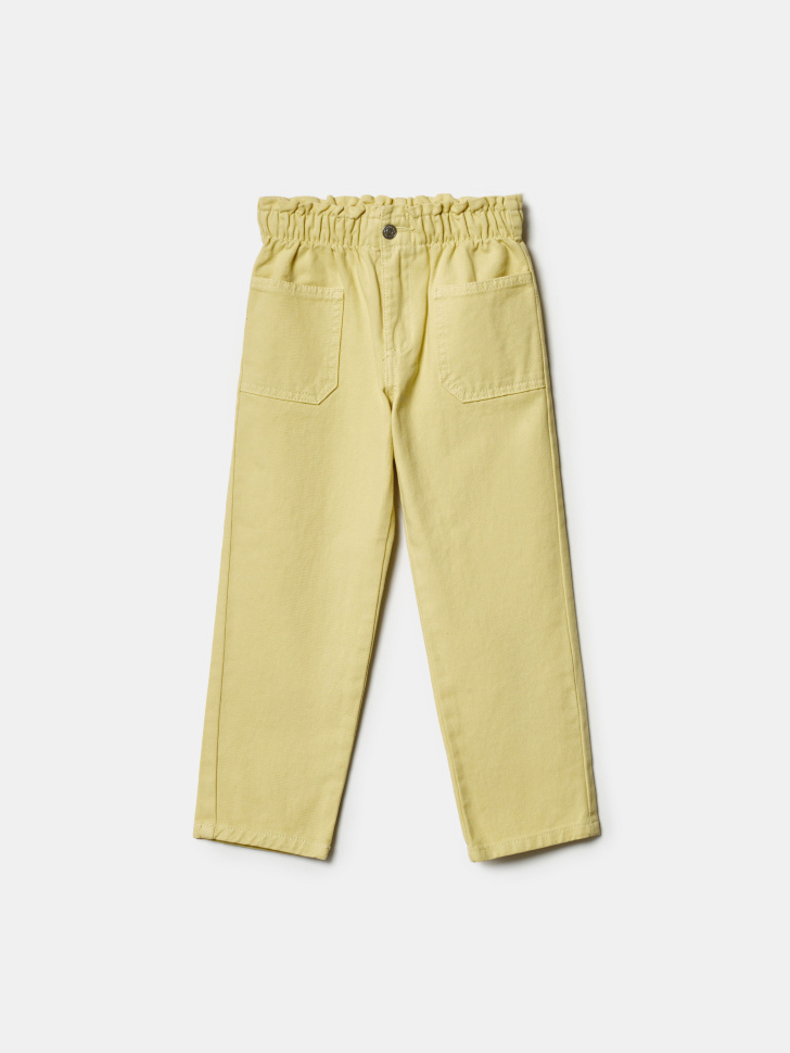 Джинсы Sela на резинке, желтый, арт. 43048