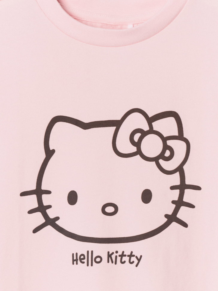 Пижама с принтом Hello Kitty для девочек. Фото №7