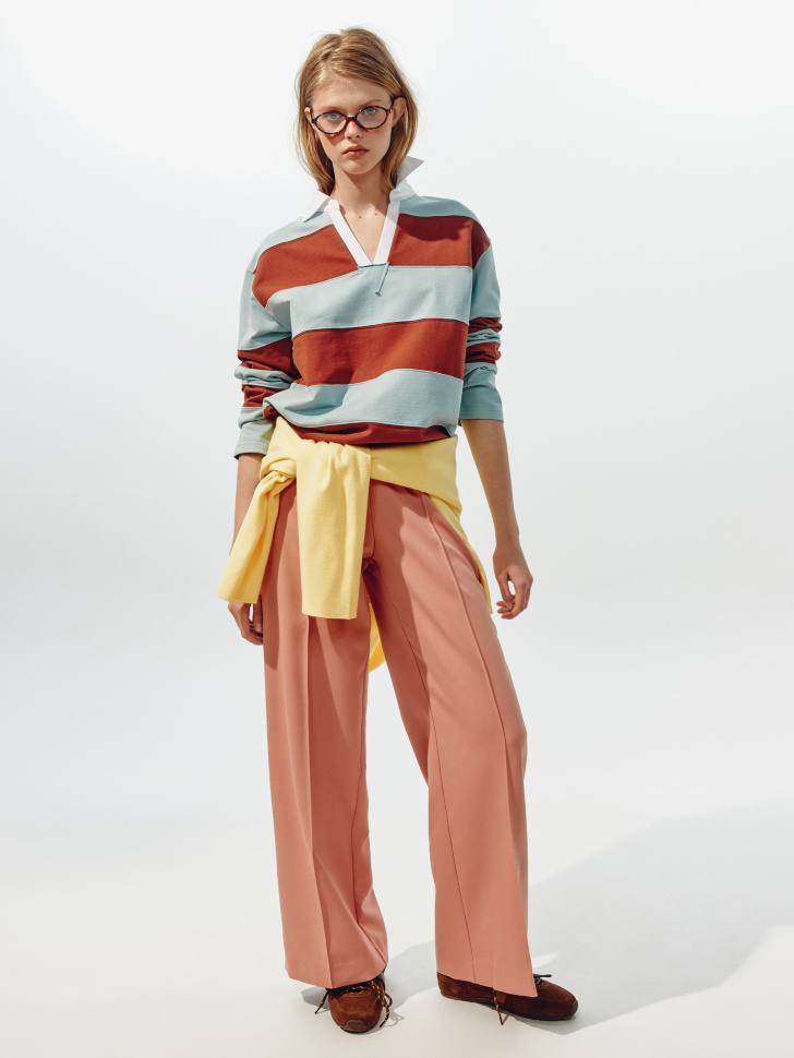 Прямые брюки Sela Young, розовый, арт. 45410